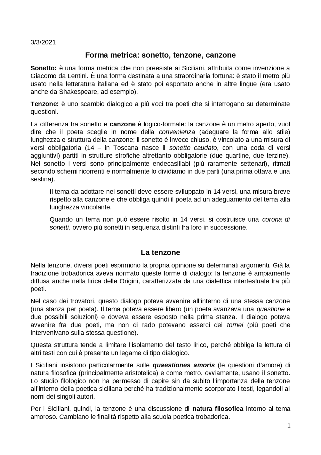 La tenzone nella Scuola siciliana, Andrea Cappellano e il De Amore Docsity La tenzone nella Scuola siciliana, Andrea Cappellano e il De Amore Docsity