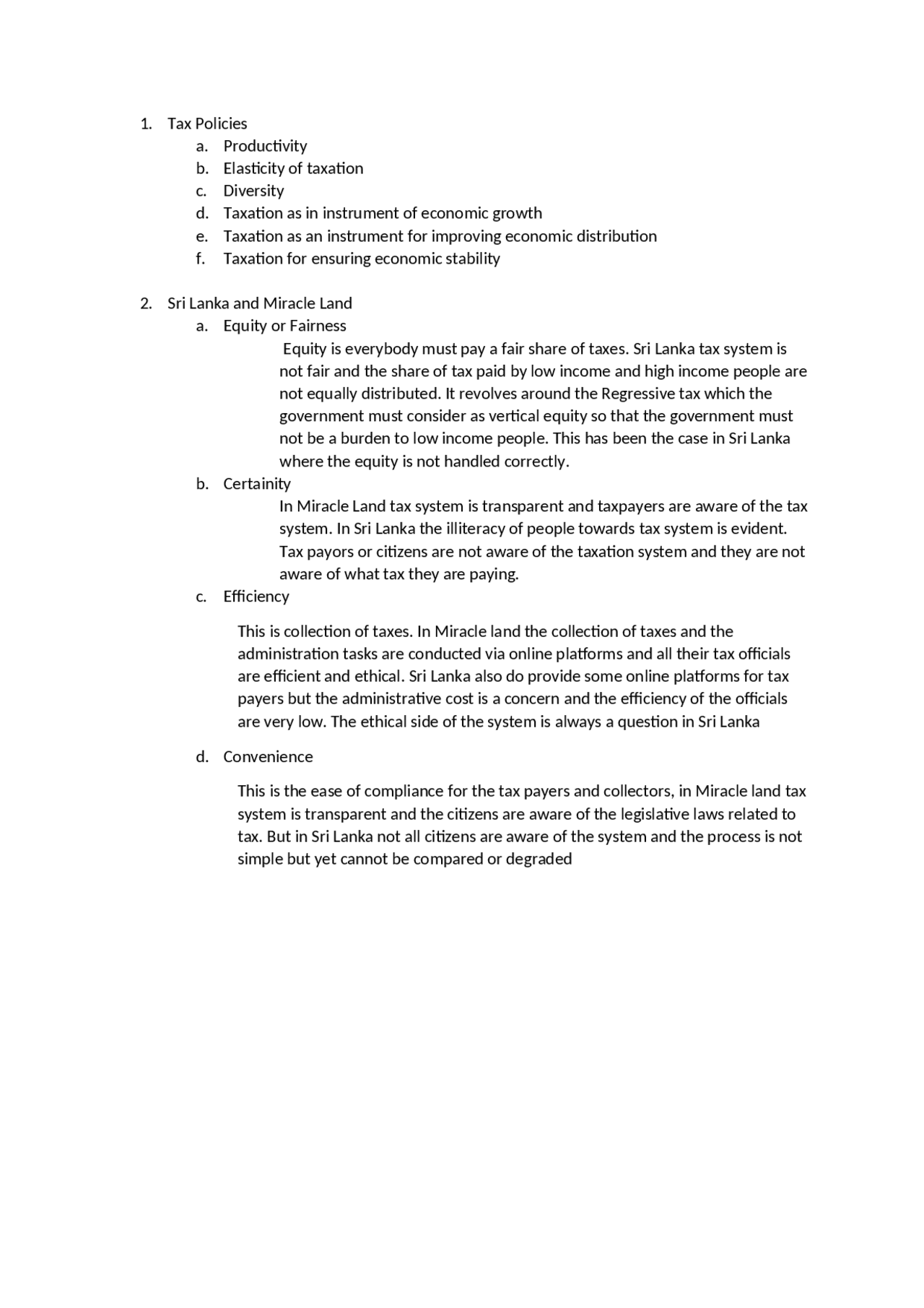 Taxation system in Sri Lanka Docsity