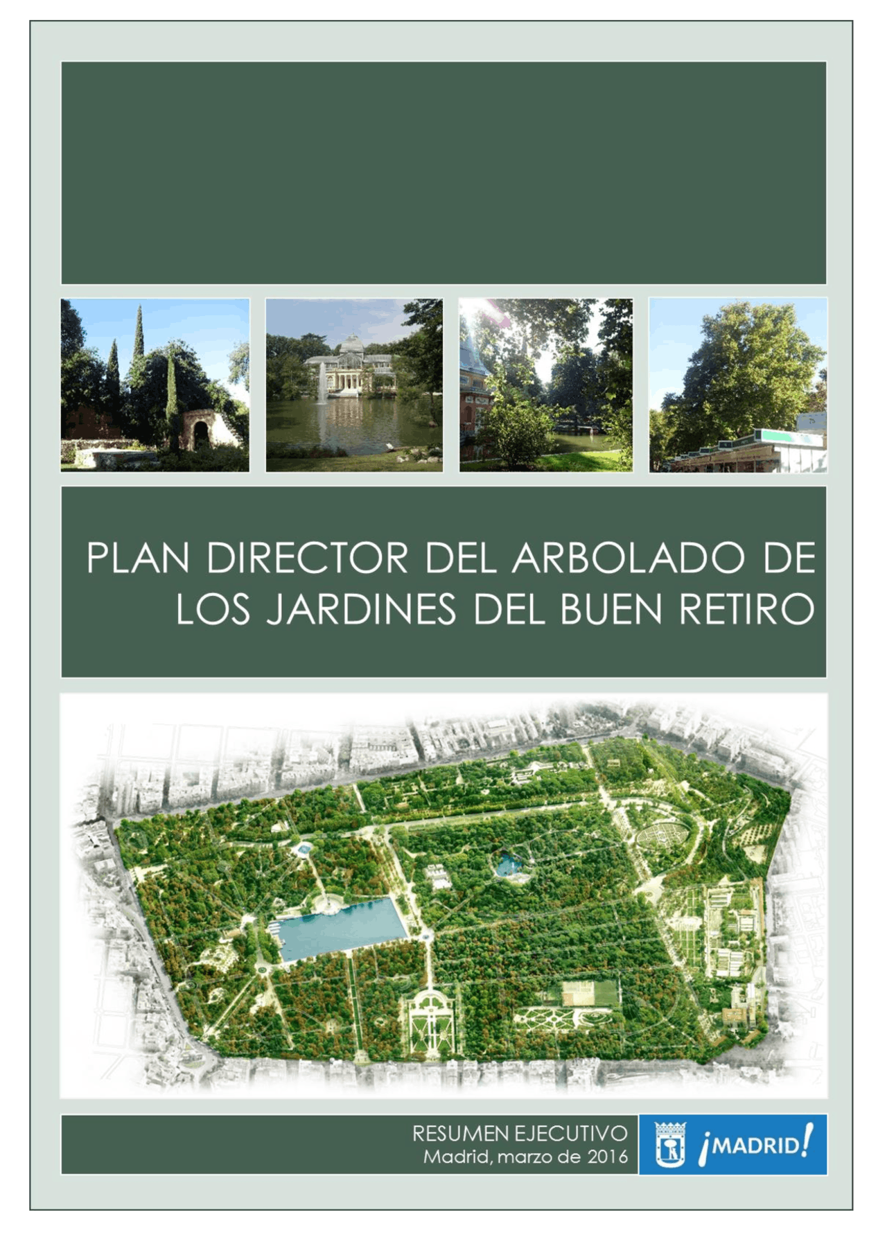 Resumen Ejecutivo Plan Arbolado Retiro Madrid Docsity