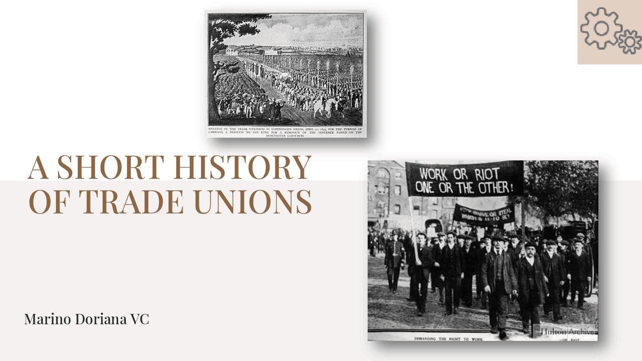 A Short History of Trade Unions - Docsity