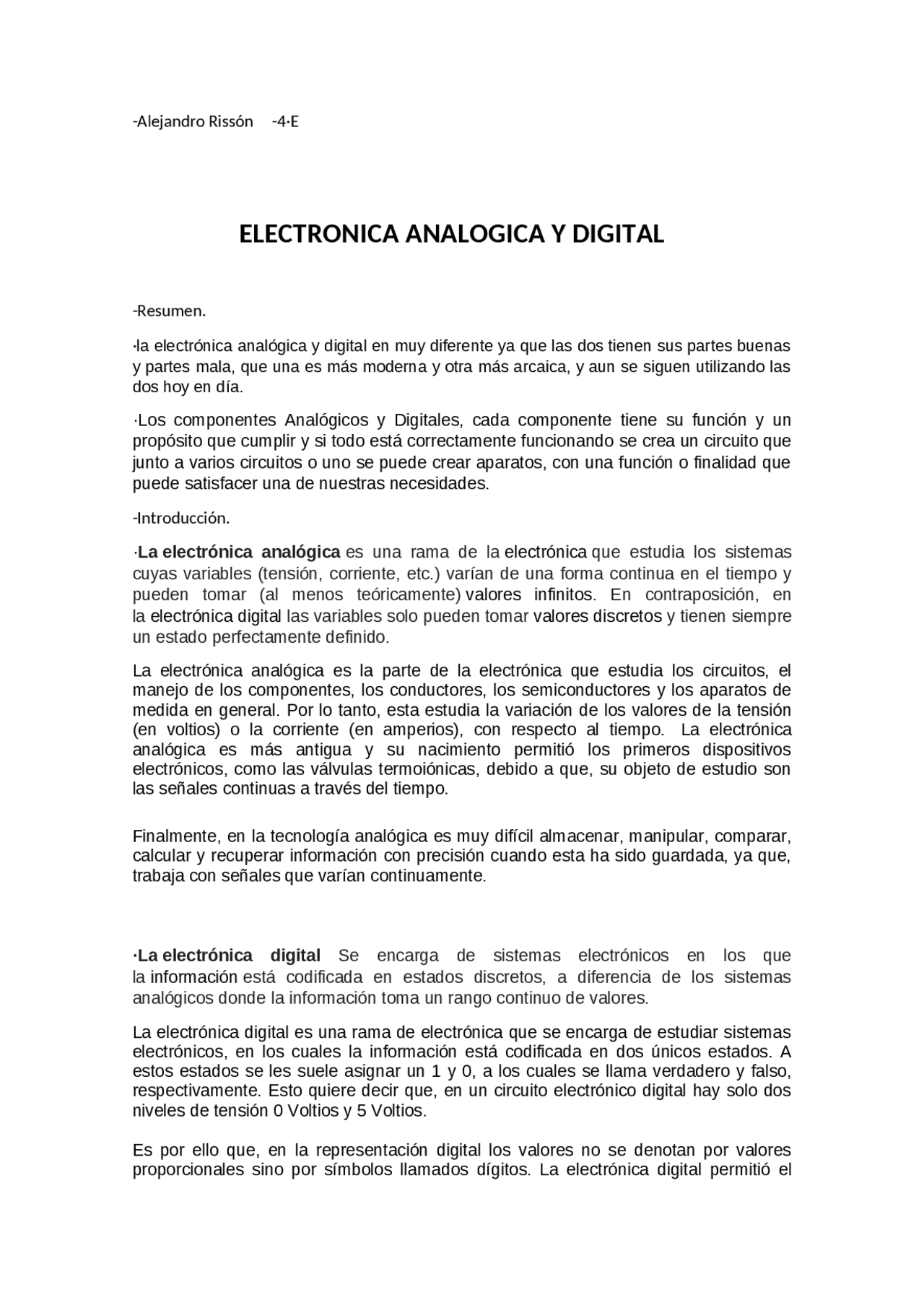 Historia De Tu Madre Docsity