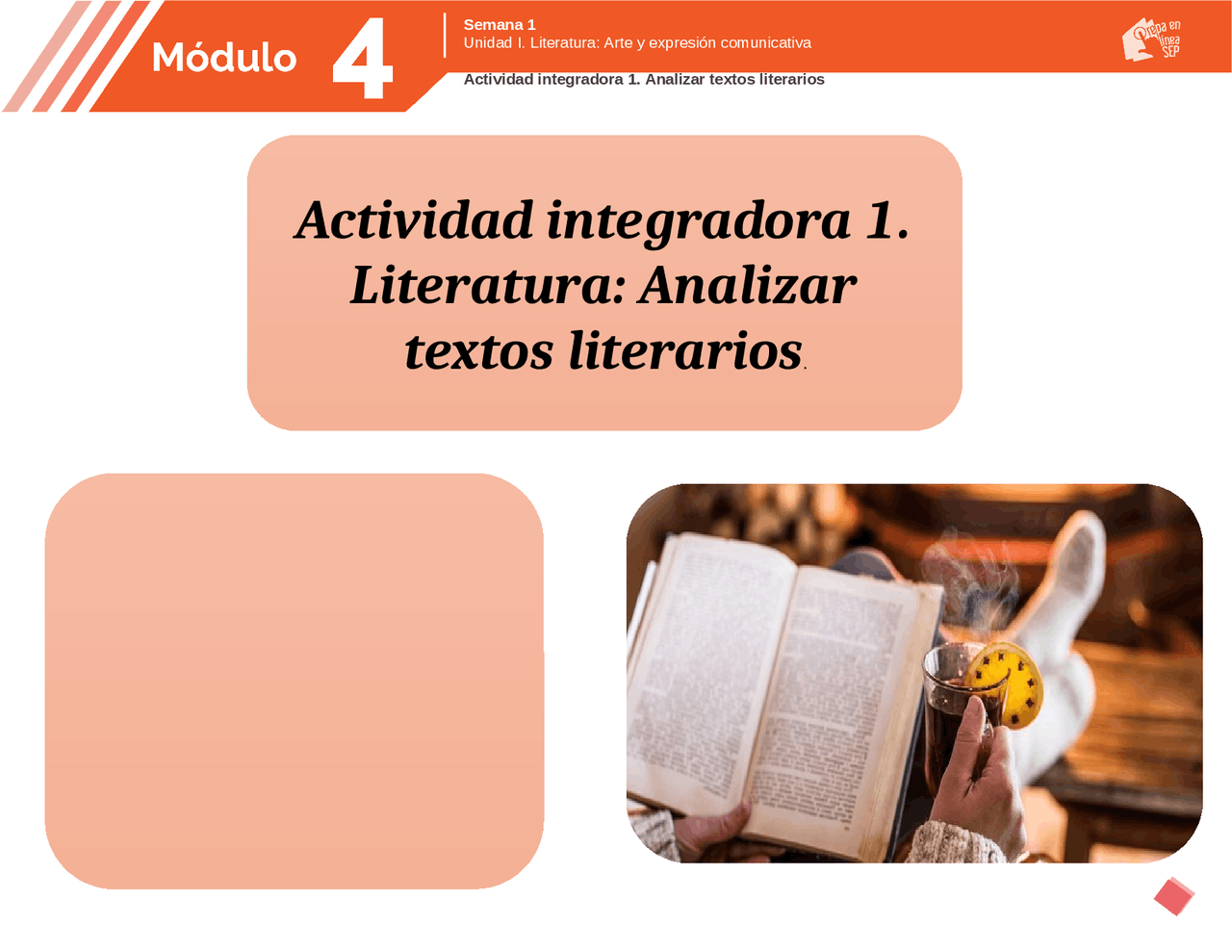 Actividad integradora 1. Literatura: Analizar textos literarios