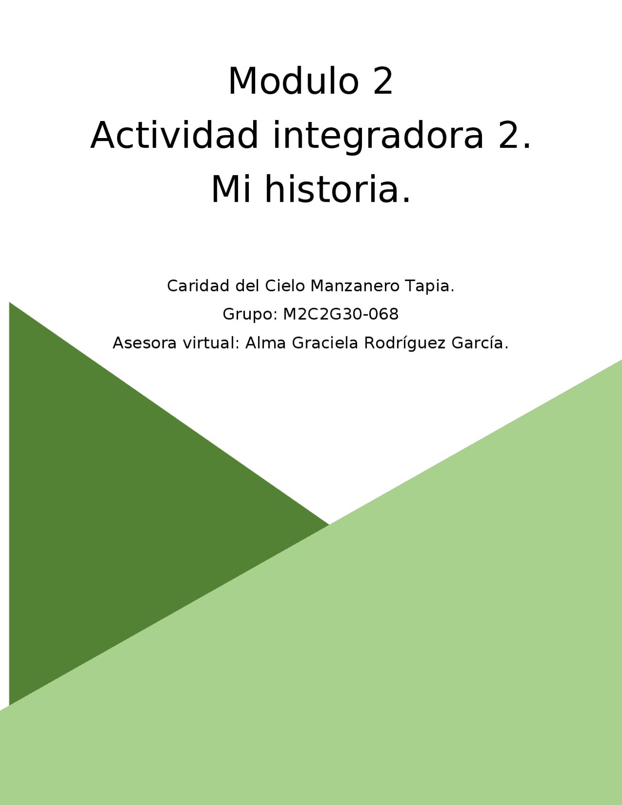 Actividad Integradora 1 Modulo 2 Docsity