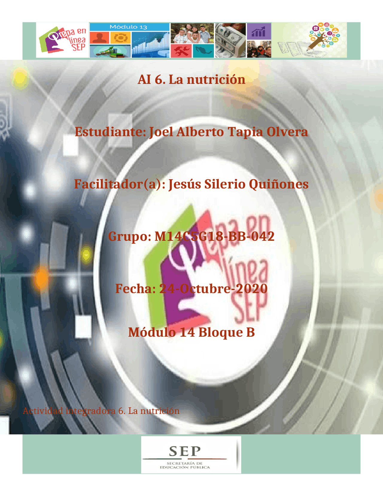 Modulo 14 prepa en linea sep | Apuntes de Matemáticas | Docsity