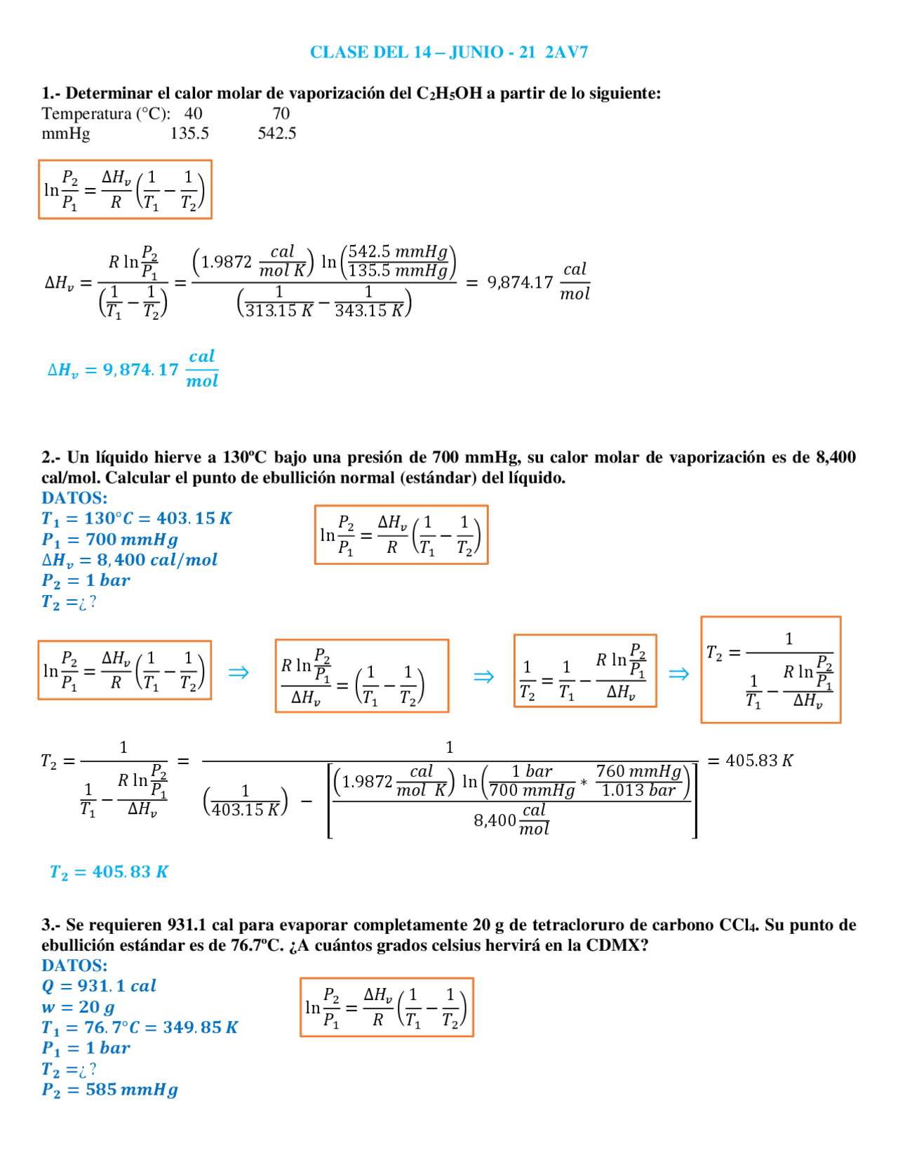 Cuantos Grados Centigrados Son 400 Grados Fahrenheit Estado Líquido Clasius Clapeyron - Docsity