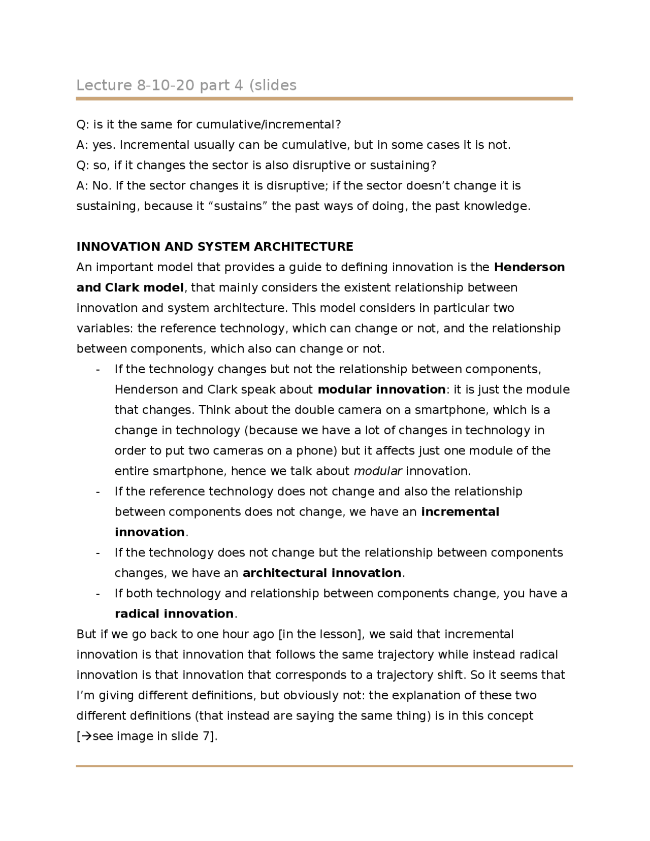 Determination Innovation Determinants of innovation | Sbobinature di Strategia E Innovazione ...