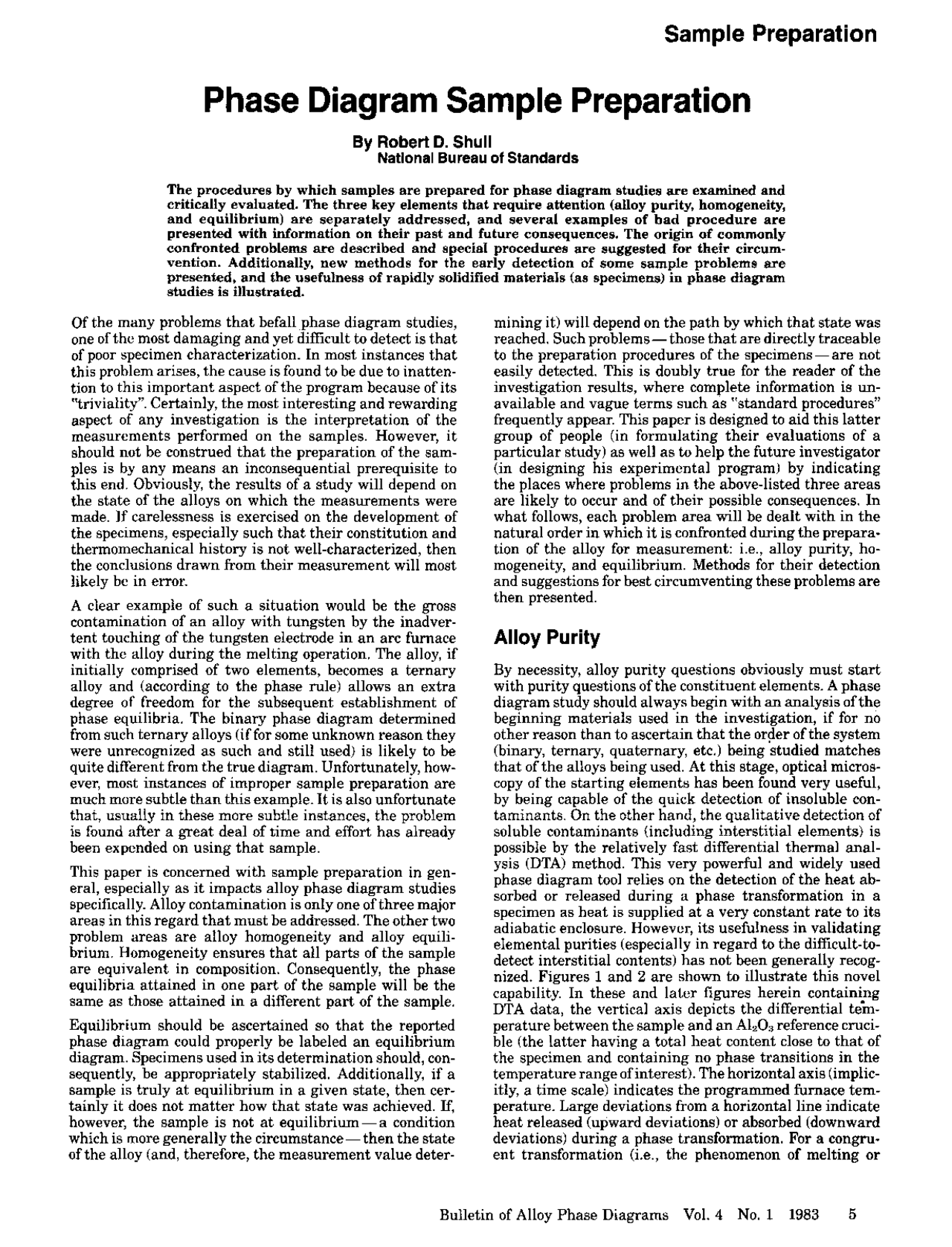 Extra Phase Diagrams of Materials - Phase Diagram Sample Preparation ...