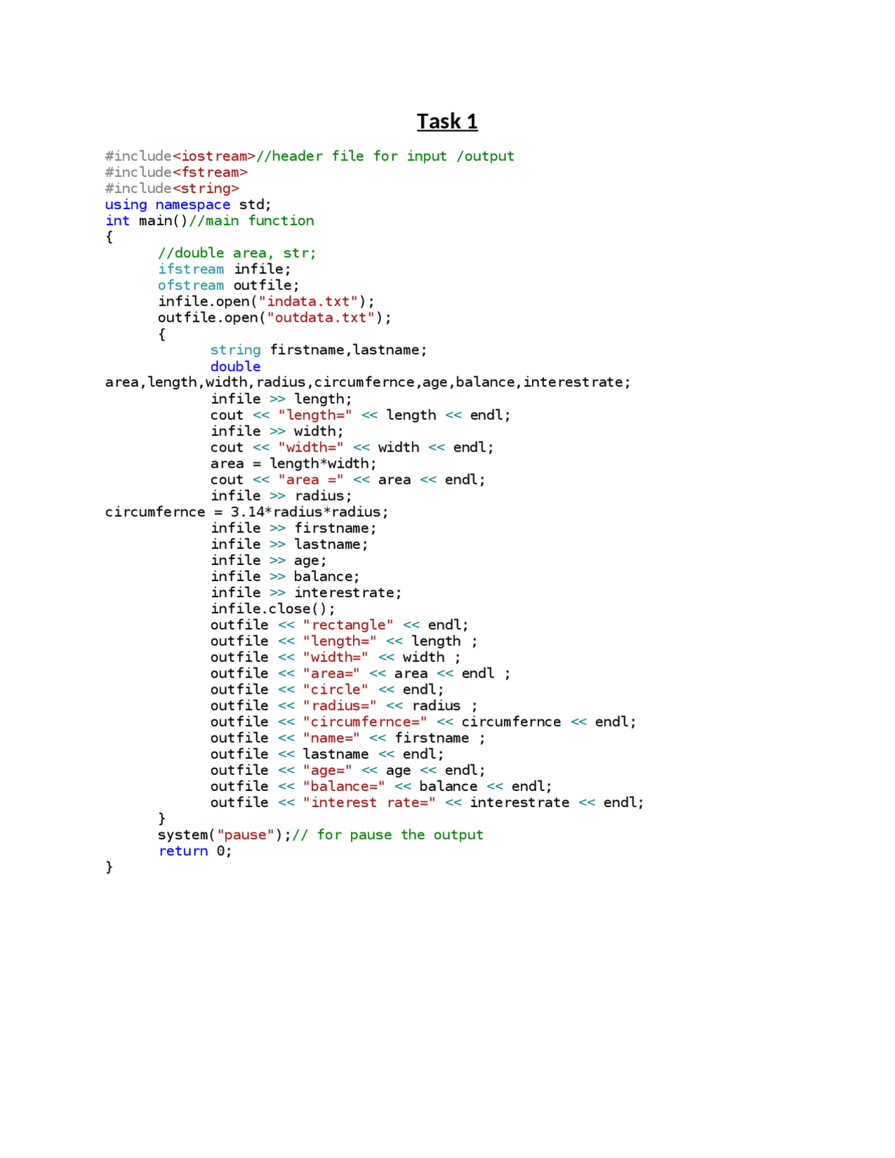 Object oriented programming labs - Docsity