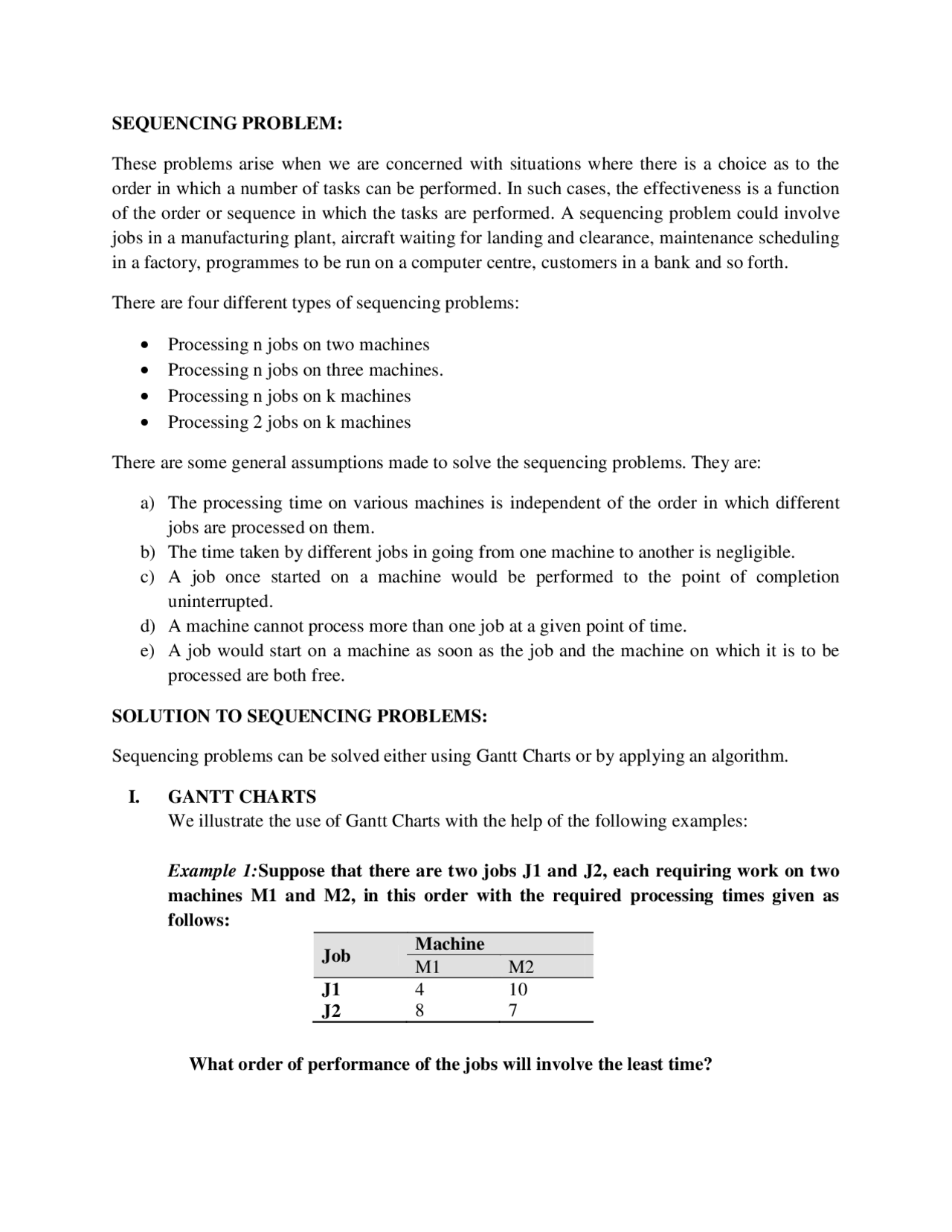 Job Sequencing Problem Notes - Docsity