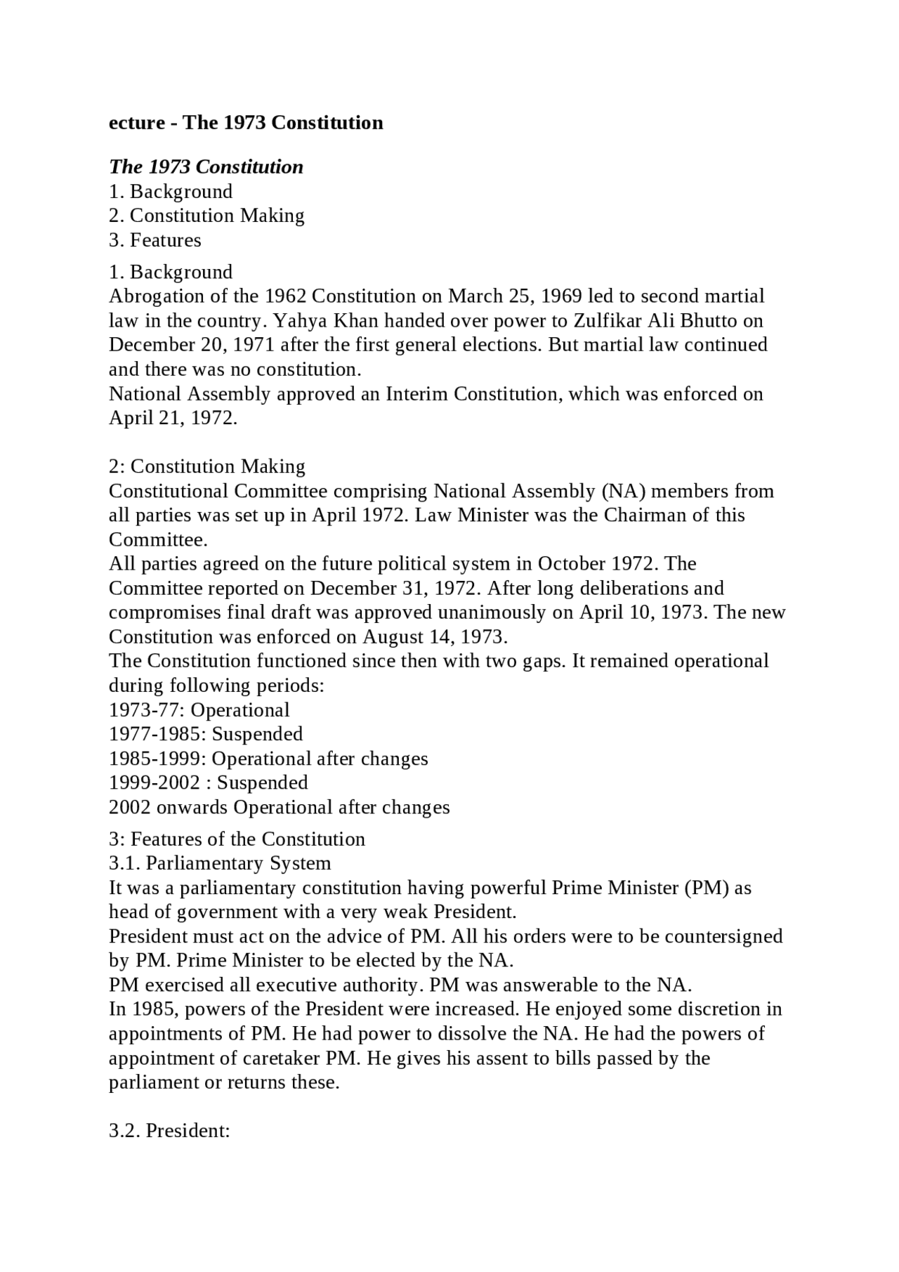 Article 247 1997 Constitutional - Docsity