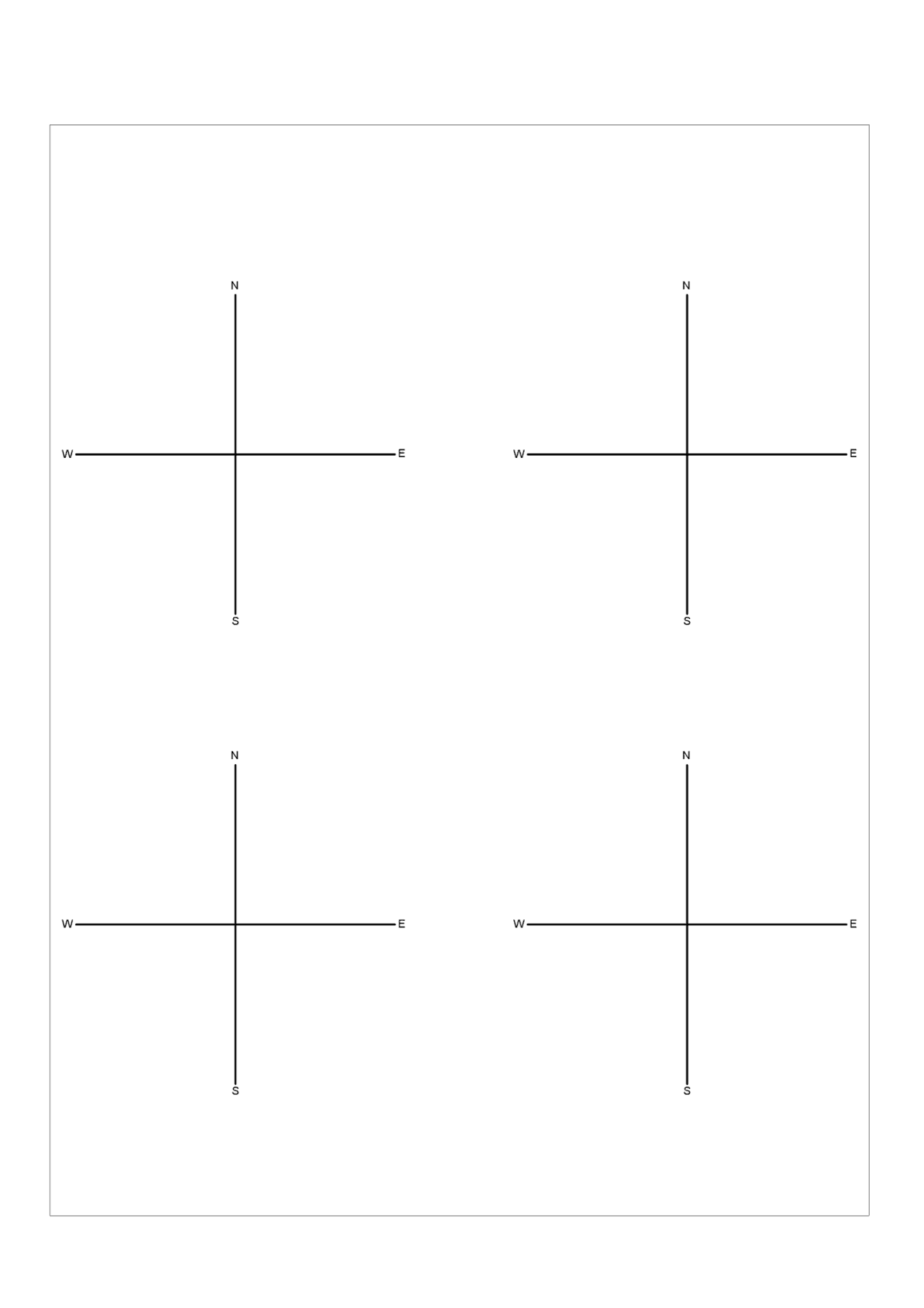 Rumbo y azimut práctica de topografia | Exercises of Topography | Docsity