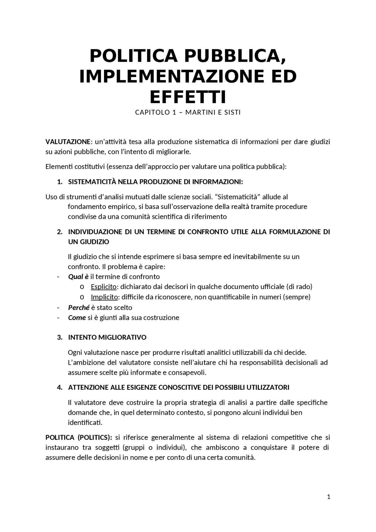 Valutare Il Successo Delle Politiche Pubbliche