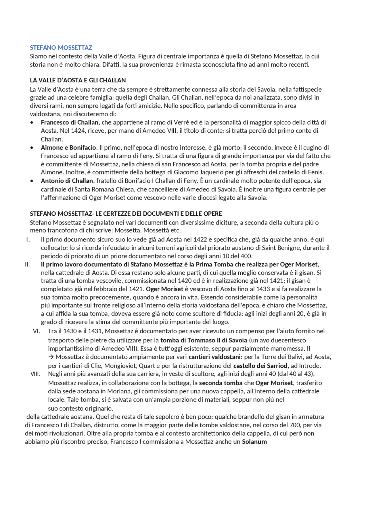 Storia dell'arte medievale stefano mossettaz Docsity