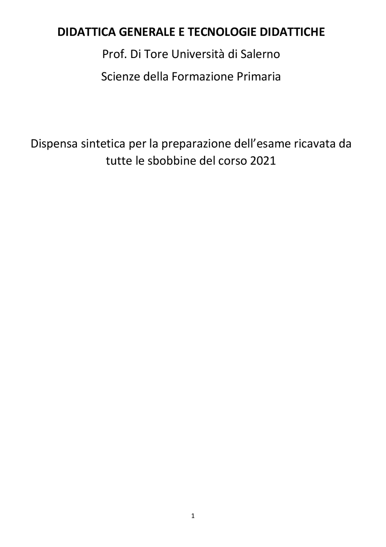 Didattica generale e tecnologia didattica | Dispense di Didattica ...