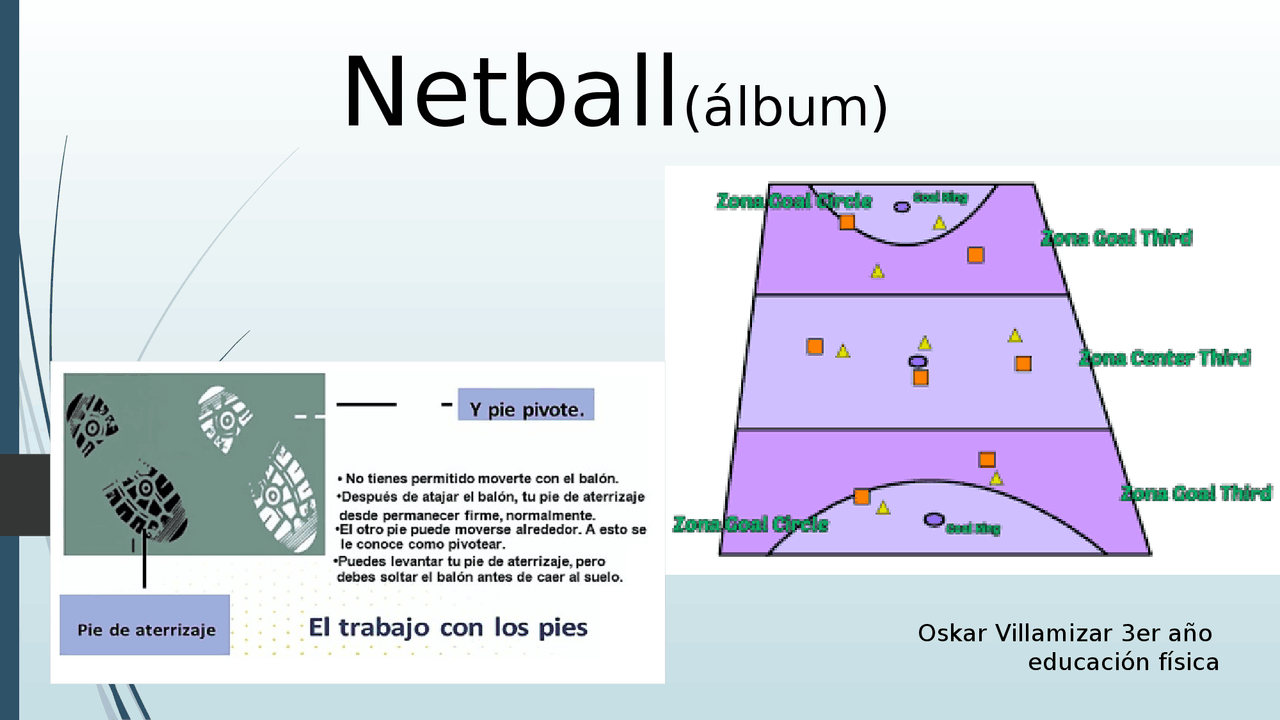 Netball (albun) de educacion fisica - Docsity