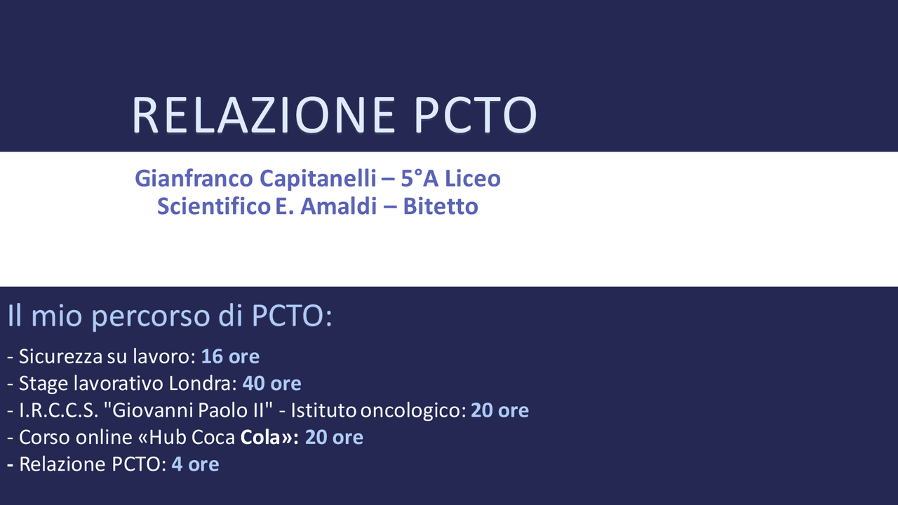 Powerpoint pcto esami di stato Appunti di Italiano Docsity Powerpoint pcto esami di stato Appunti di Italiano Docsity
