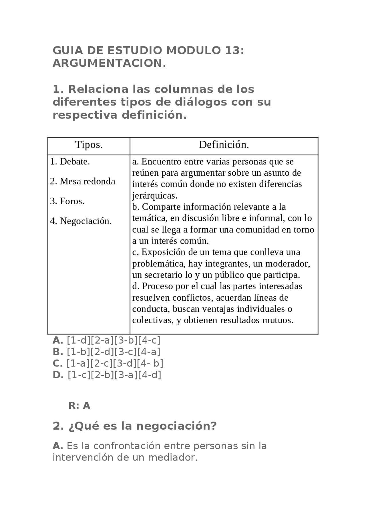 GUIA DE ESTUDIO MODULO 13: ARGUMENTACION PREPA ABIERTA | Guías ...