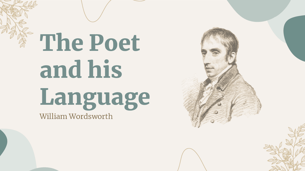 William Wordsworth - The Poet and his Language - Docsity