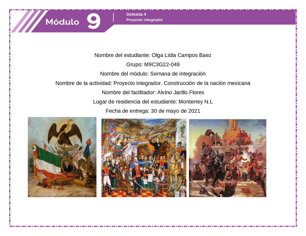 Modulo 9 Semana 4 Proyecto Integrador