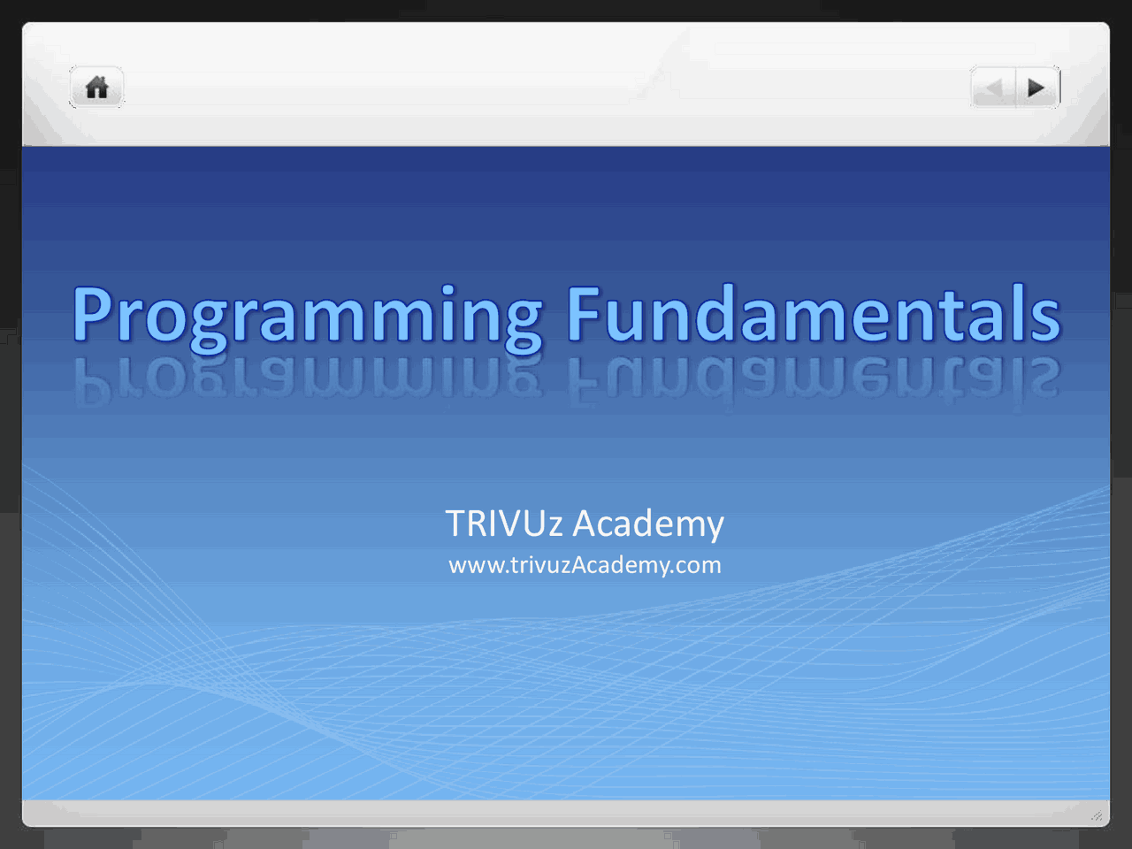 Programming Fundamentals - Docsity