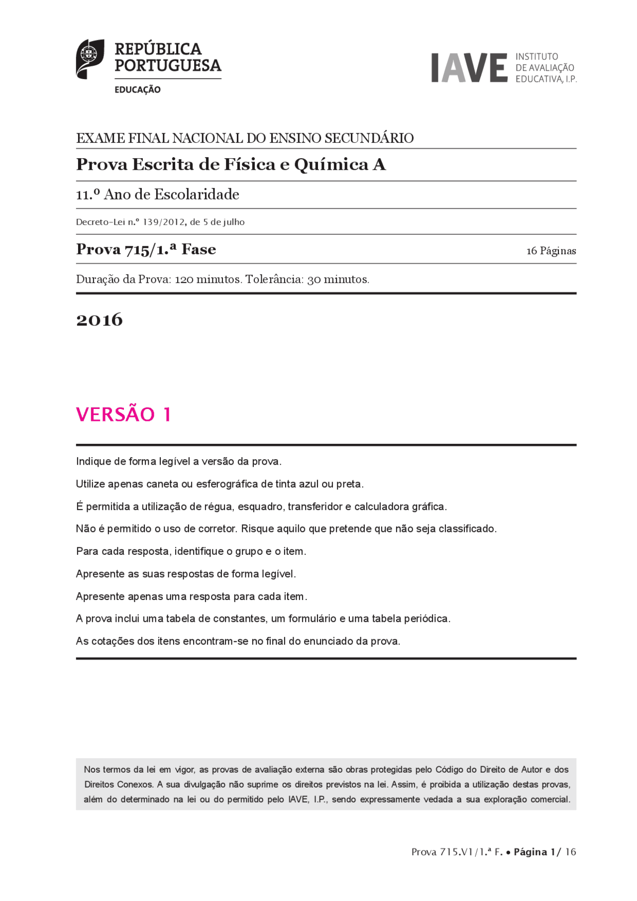 Fq exames para estudar - Docsity