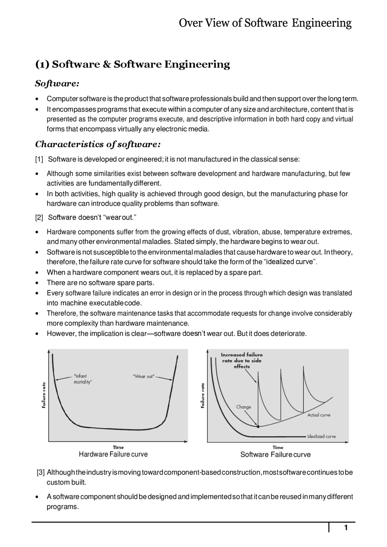 Characteristics of software and Difference between program and software ...