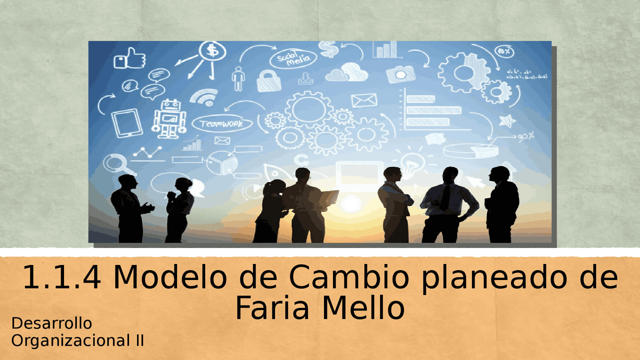 Modelo de cambio planeado de Faria Mello - Docsity