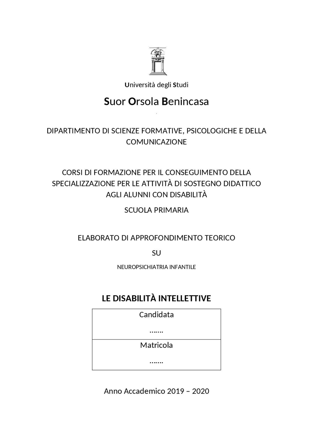 TESI TFA SOSTEGNO SCUOLA PRIMARIA UNISOB Tesi Di Laurea Di TFA tesi-tfa-sostegno-scuola-primaria-unisob-tesi-di-laurea-di-tfa