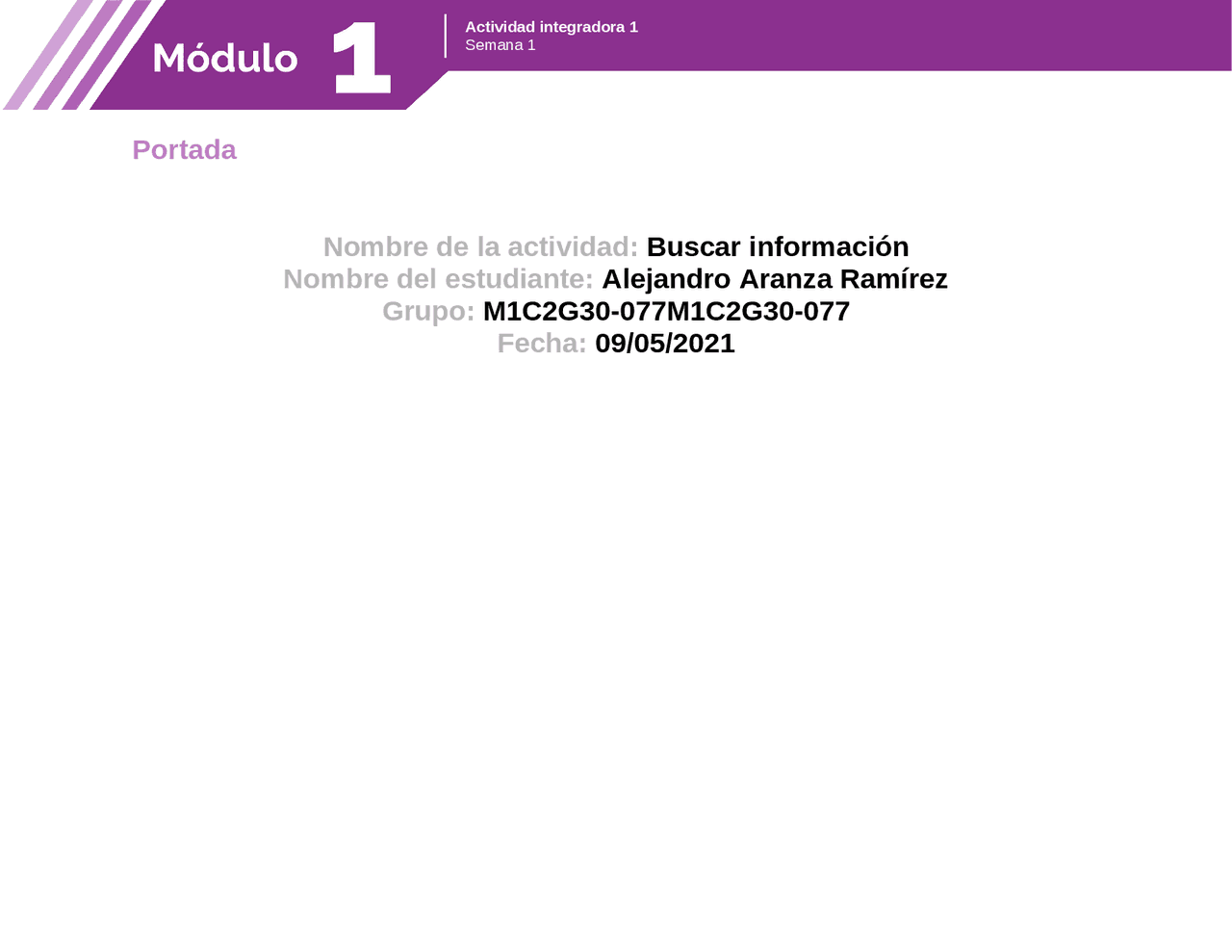 MODULO 1 PREPA EN LINEA - Docsity