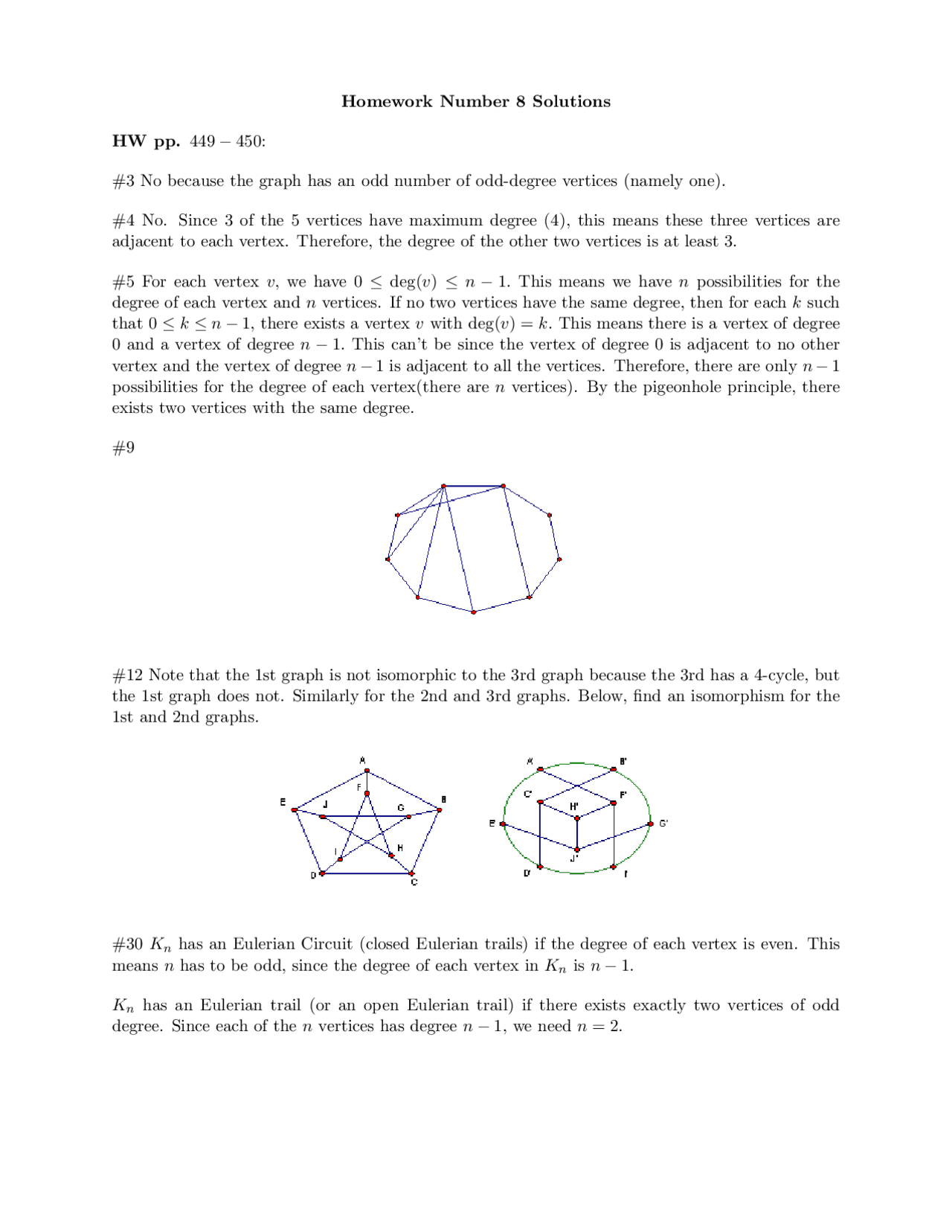 Mathematics notes and class notes - Docsity