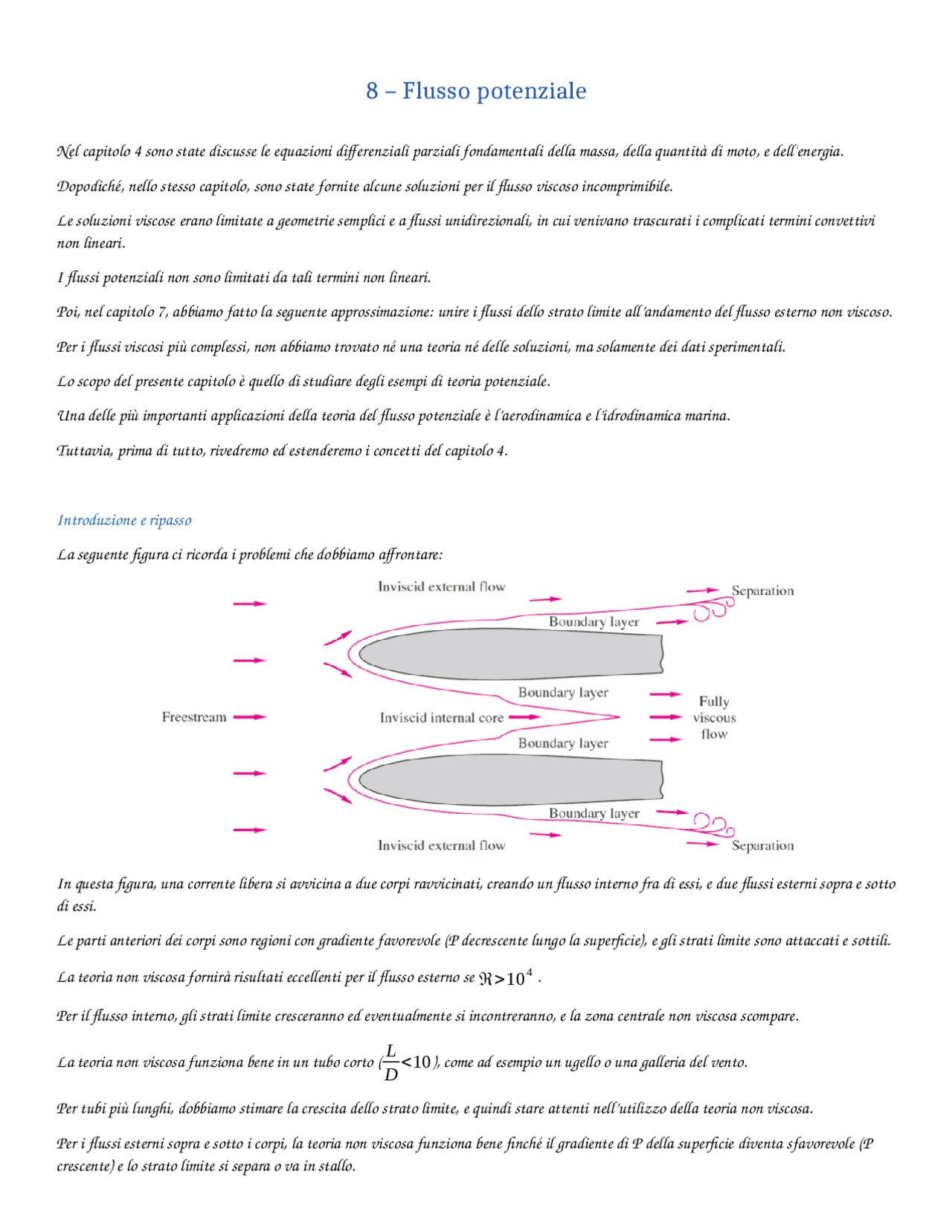 8 Flusso potenziale Dispense di Fluidodinamica Docsity