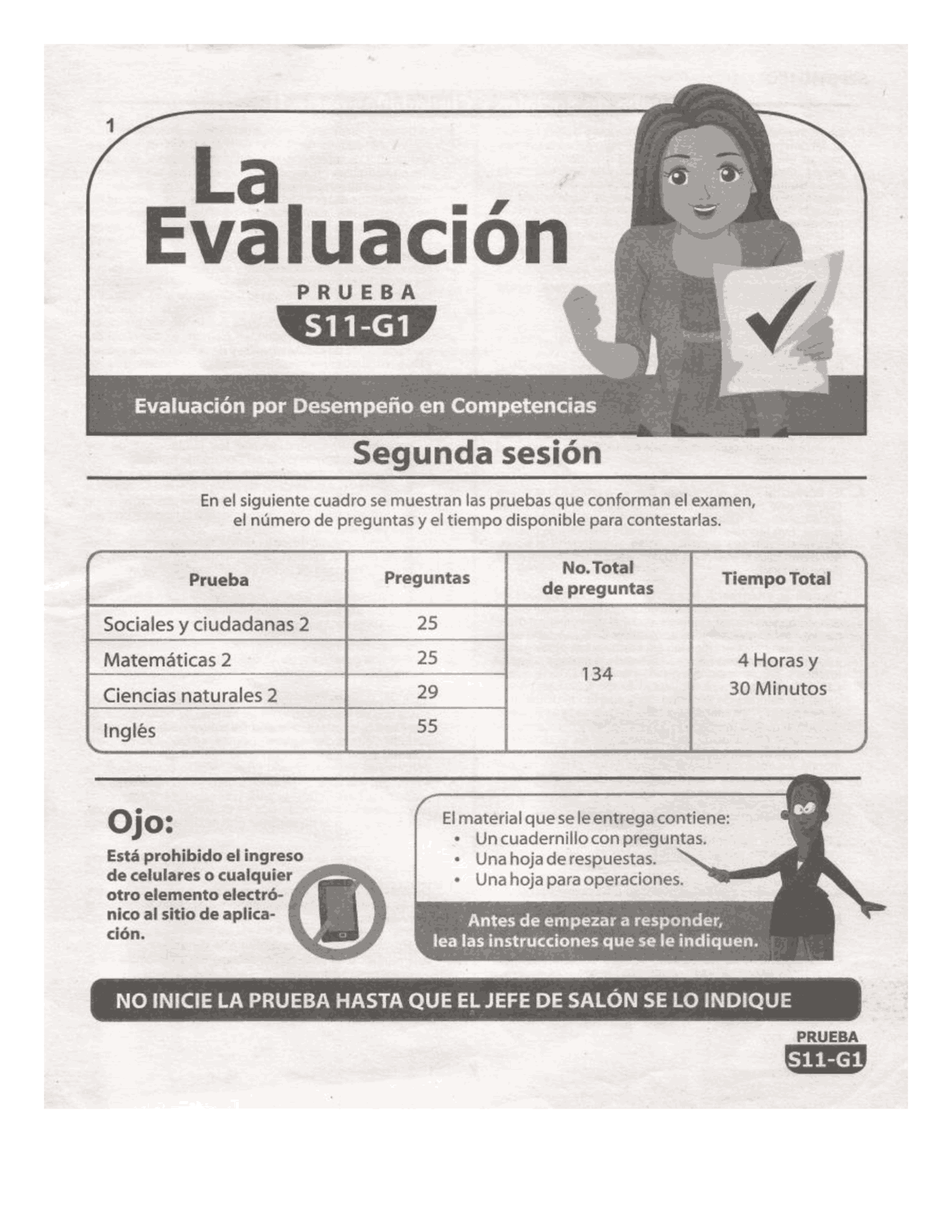 Icfes S11G-1 material de estudio, modelo de 2020 - Docsity