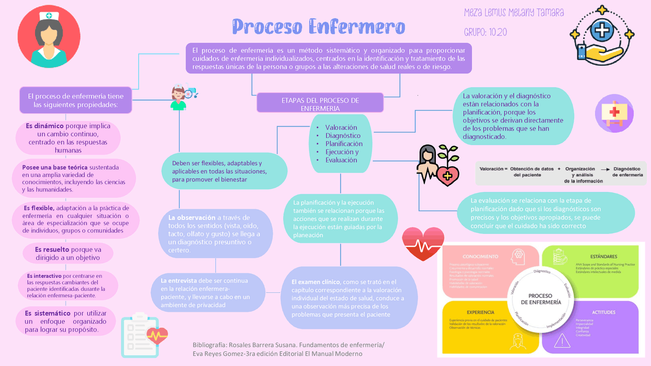 PROCESO ENFERMERO, BASADO EN FUNDAMENTOS DE ENFERMERIA S.R | Esquemas y