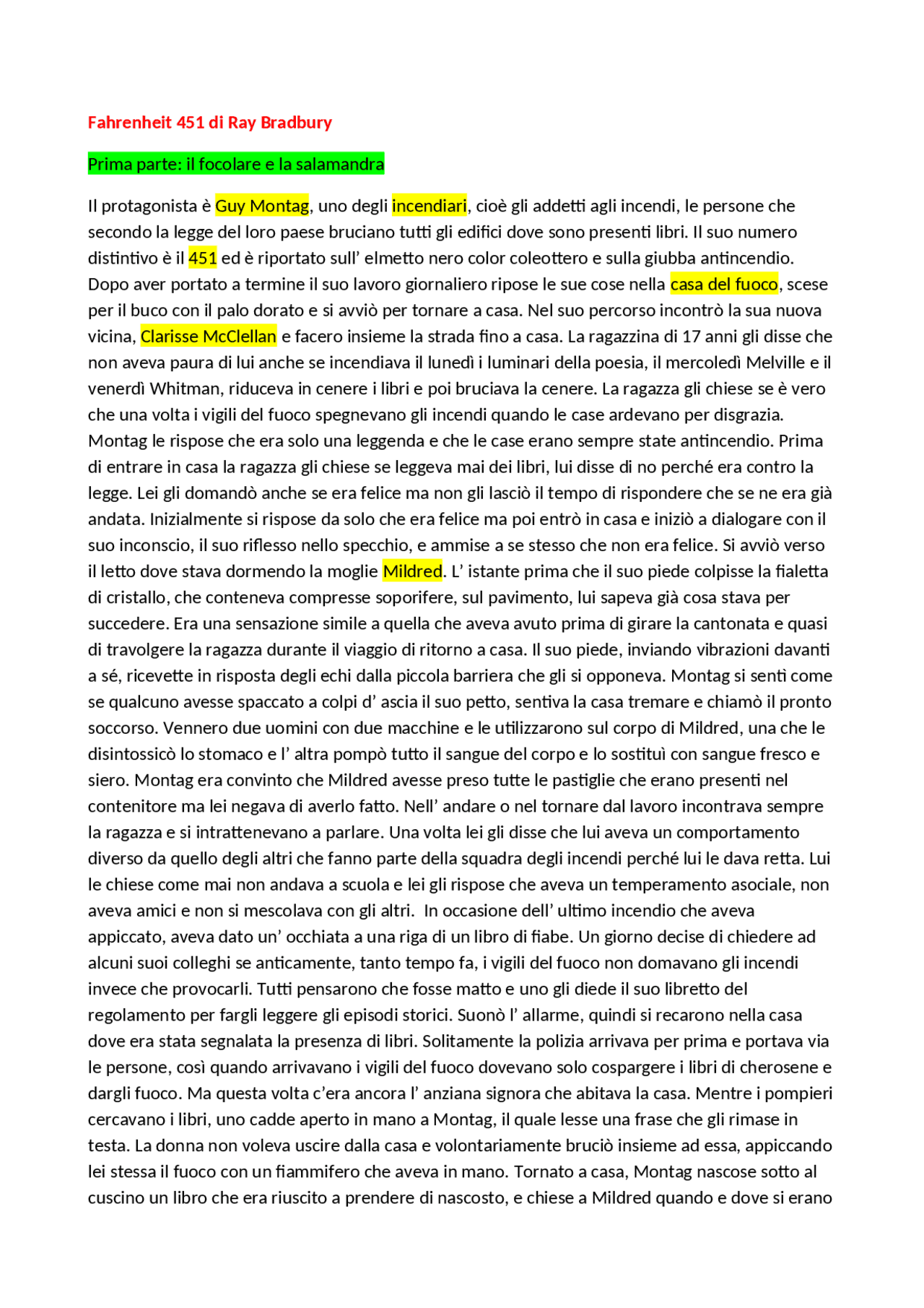Riassunto Fahrenheit 451 Sintesi del corso di Italiano Docsity Riassunto Fahrenheit 451 Sintesi del corso di Italiano Docsity