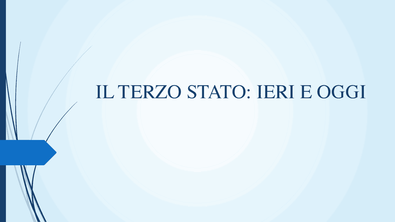 Il terzo stato ieri e oggi | Slide di Storia | Docsity