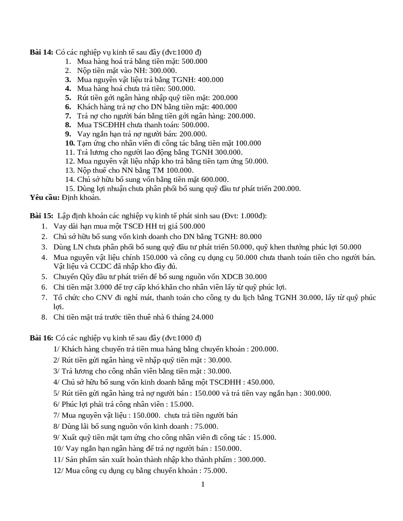 BAI TAP MON NGUYEN LI KE TOAN | High school final essays Mathematics ...