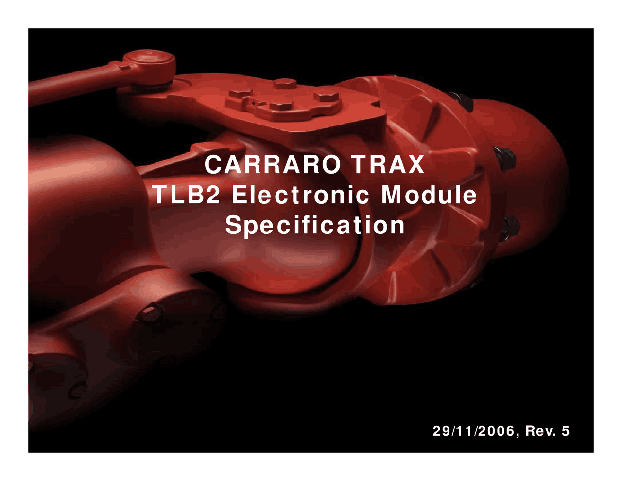 Modulo trax carraro tlbq2 - Docsity