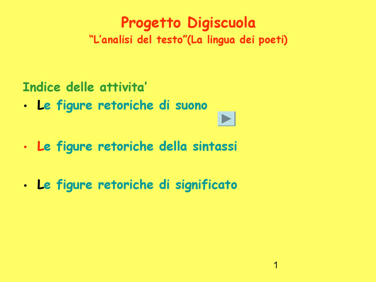 Figure retoriche di suono - Docsity