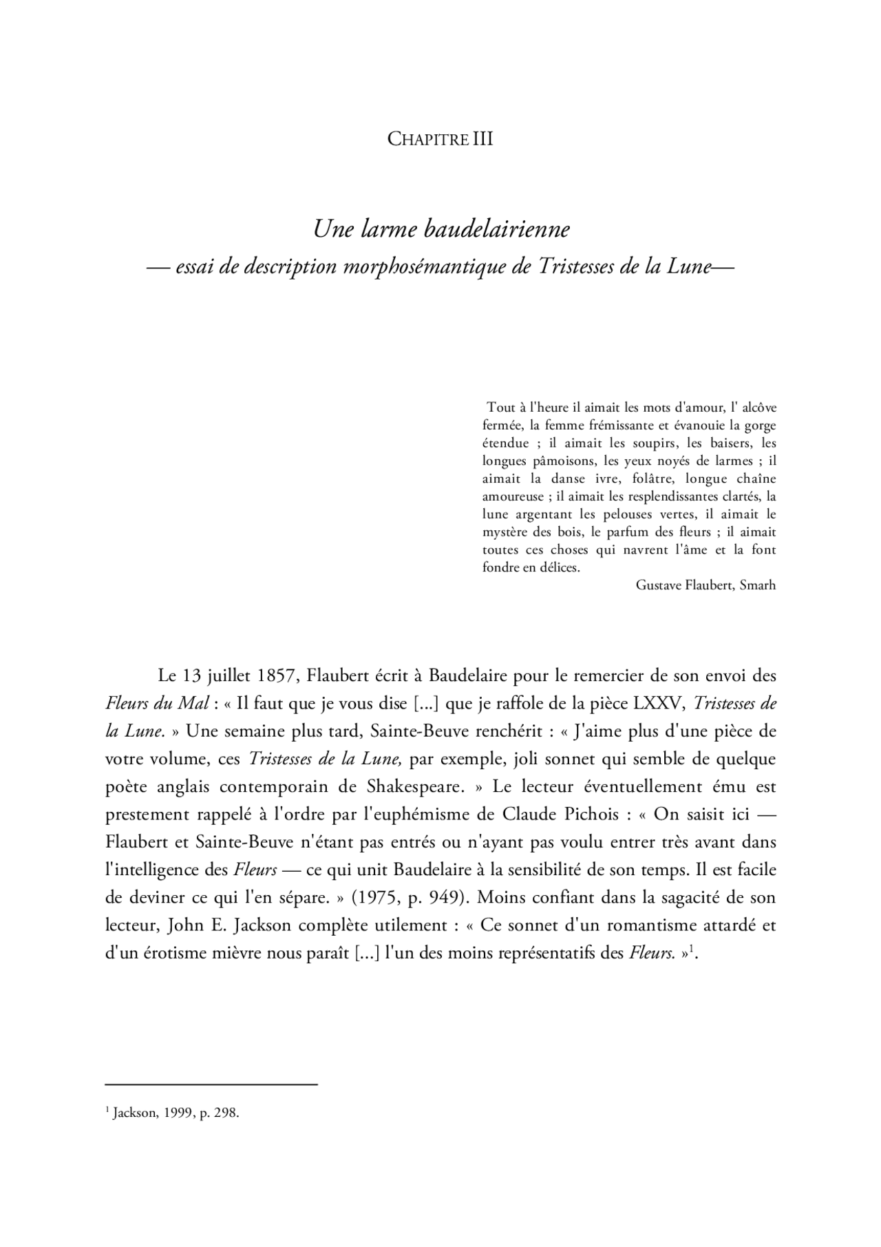 Les Bienfaits De La Lune Baudelaire Description morphosémantique de Tristesses de la Lune, Baudelaire |  Lectures Littérature | Docsity