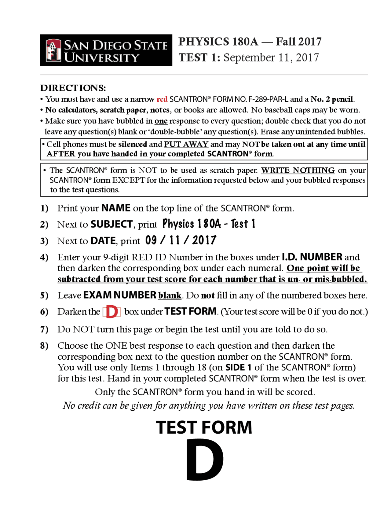 Study guides for tests - Docsity