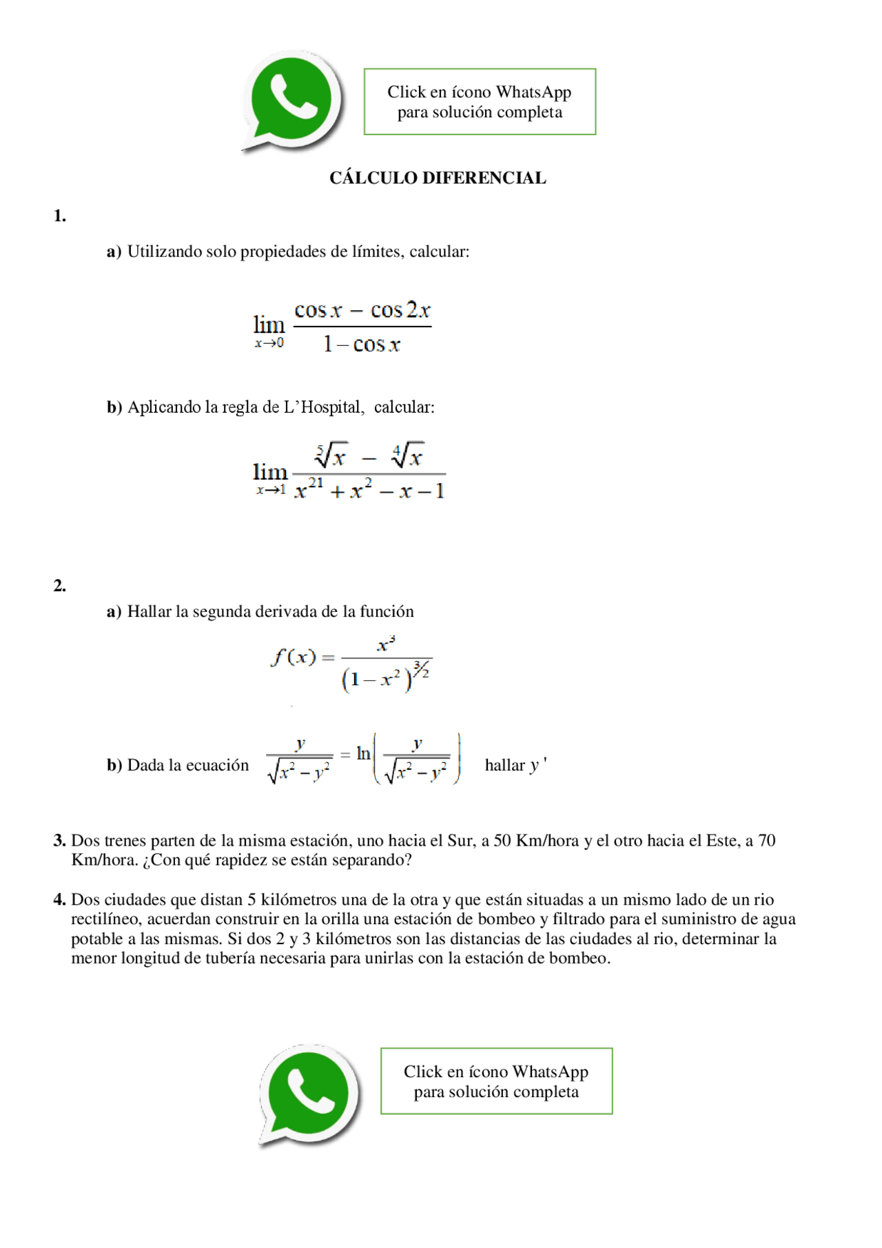 Calculo diferencial matematica Docsity