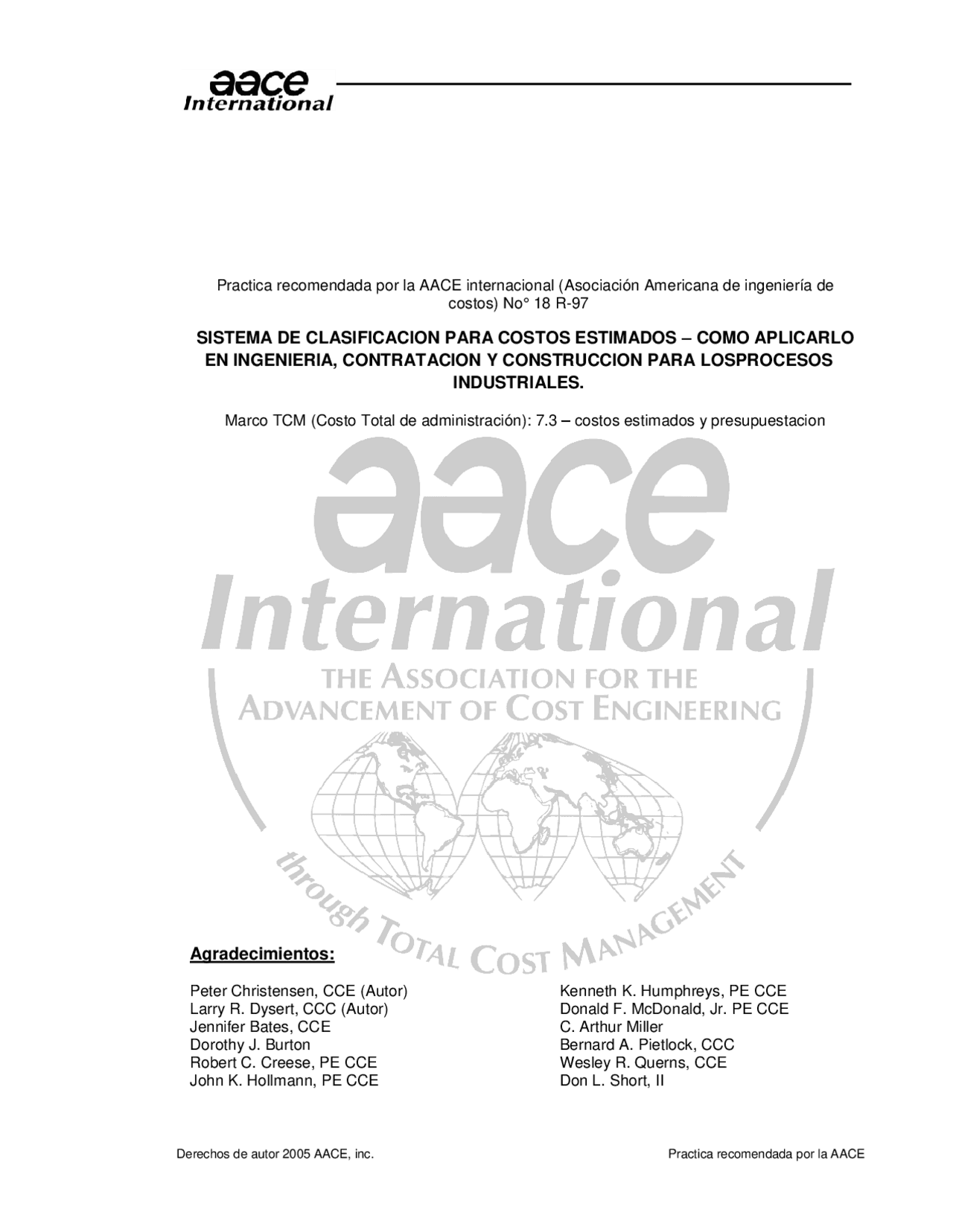 Aace internacional norma - Docsity