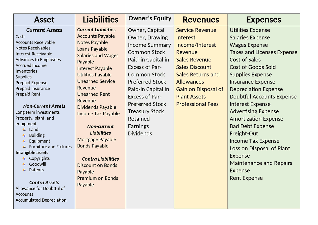 Basic Accounting Notes | Study notes Accounting | Docsity