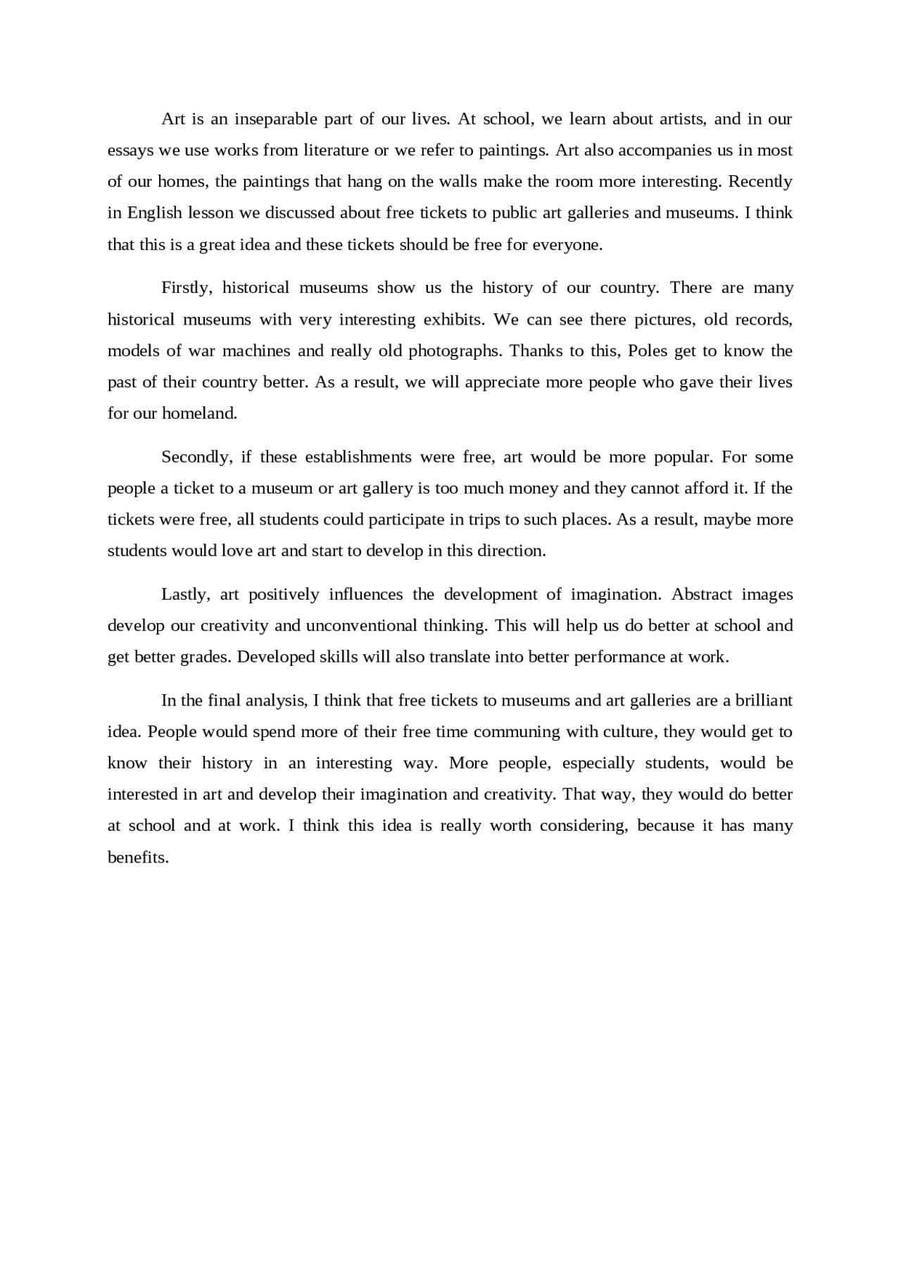 Introduction for opinion essay image