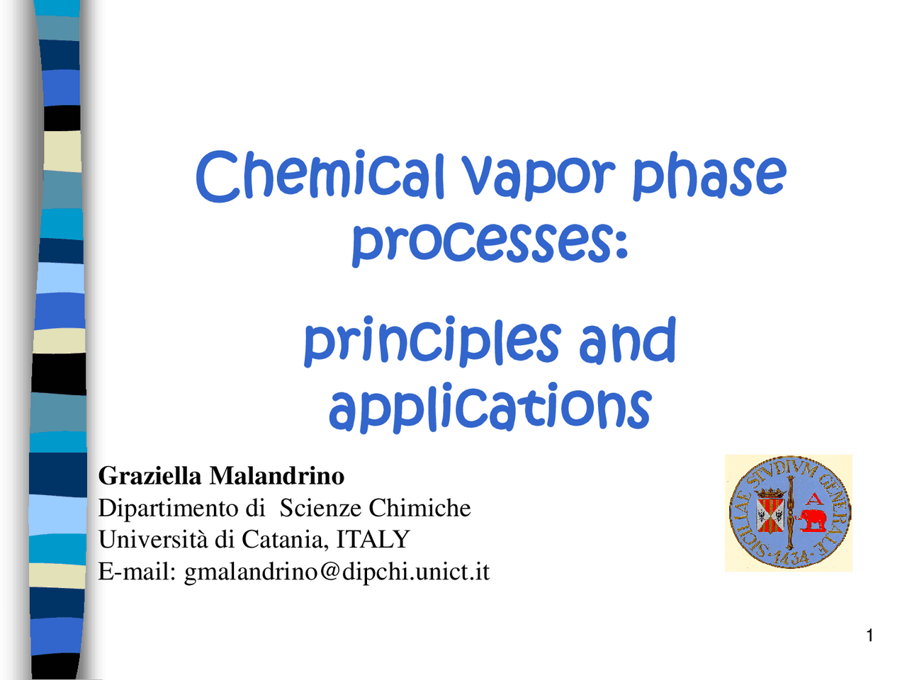 Deposizione chimica da fase vapore Docsity
