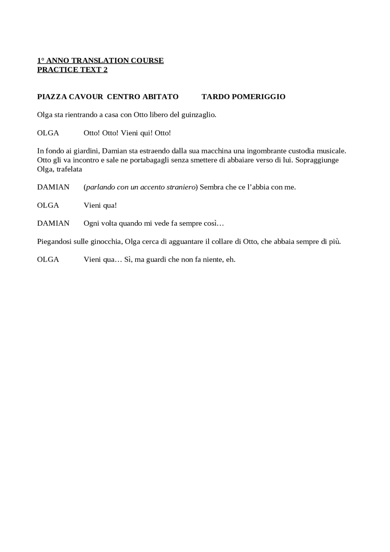 Course work traduzione image