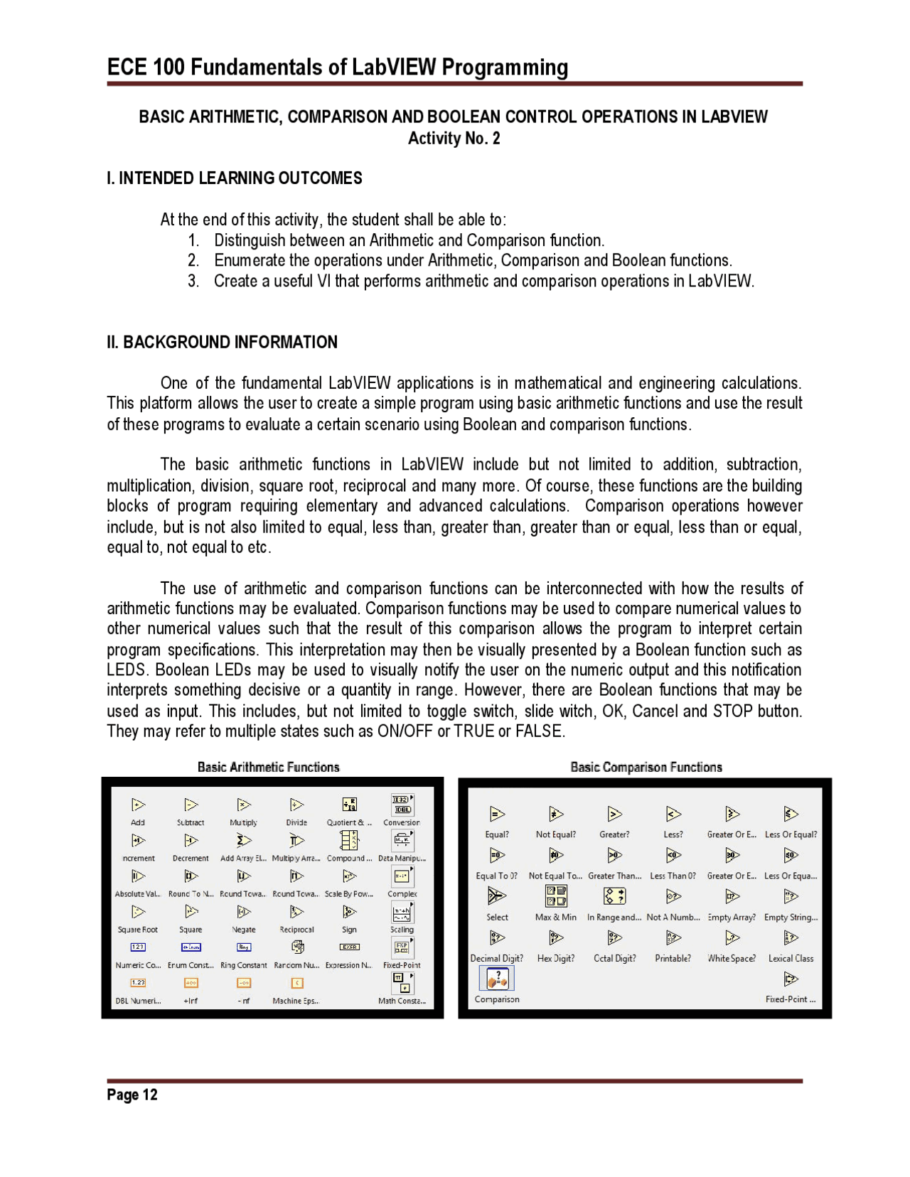 Programming activities - Docsity