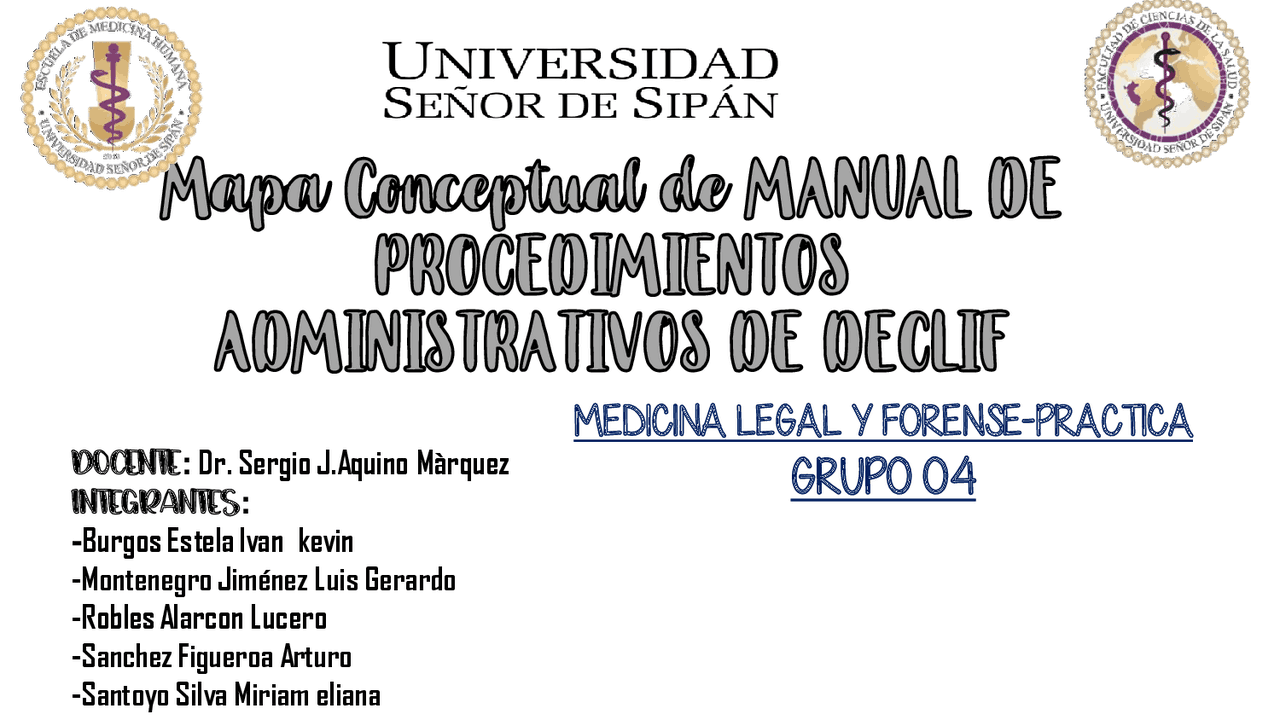 MANUAL DE PROCEDIMIENTOS ADMINISTRATIVOS - Docsity