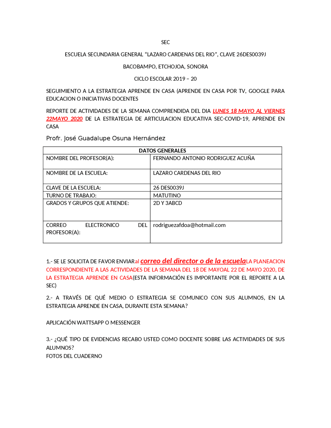 Encuesta para observar el nivel de estudio - Docsity