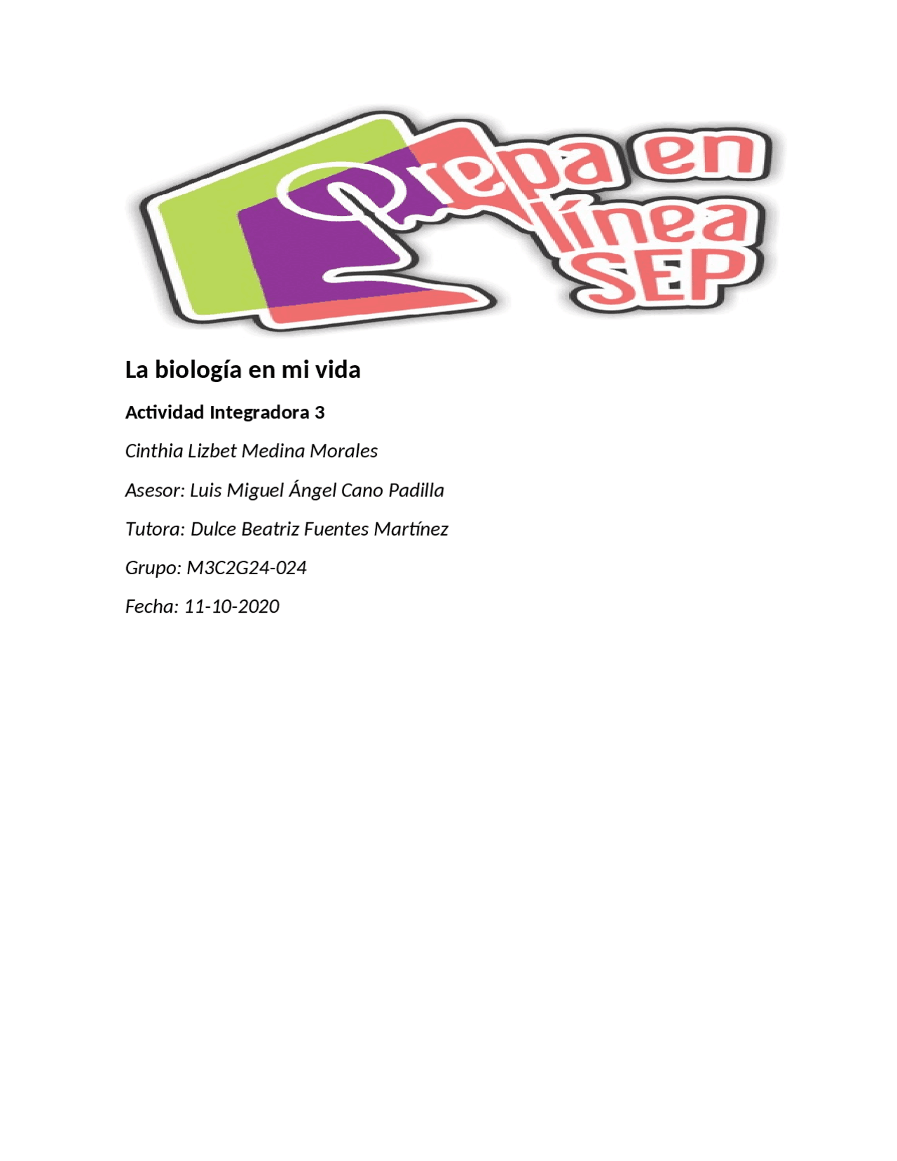 Modulo Semana 1 Actividad Integradora 2 Docsity